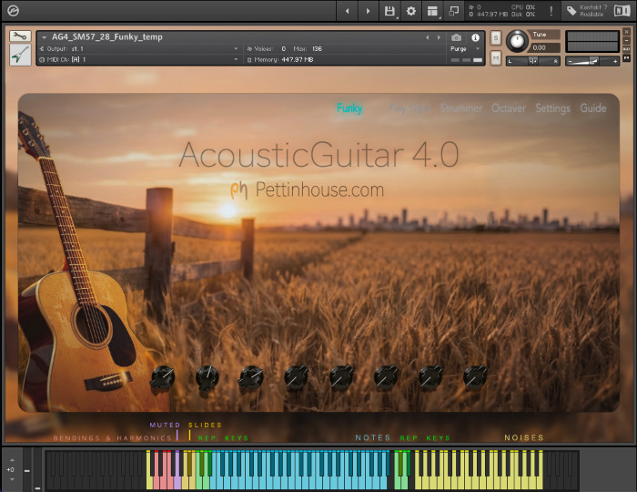 AcousticGuitar 4.0 Kontakt interface
