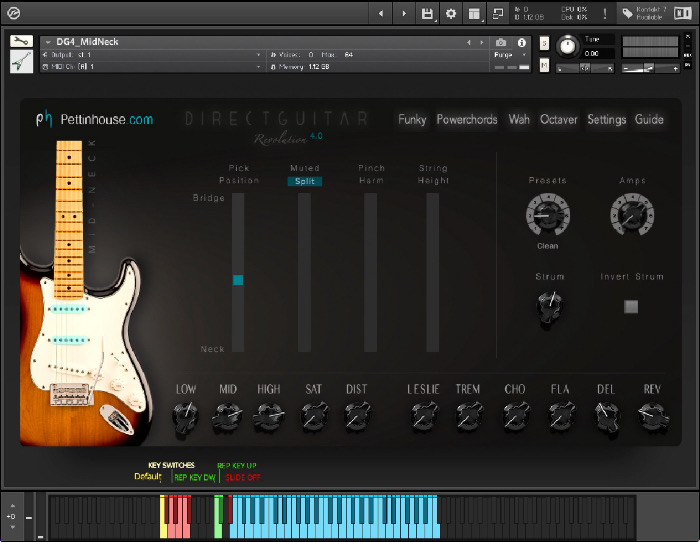 DirectGuitar 4.0 Kontakt interface
